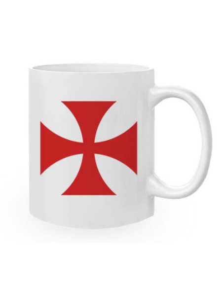 Ceramic Mug Templar Cross