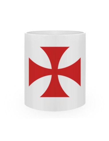 Ceramic Mug Templar Cross