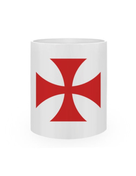 Ceramic Mug Templar Cross