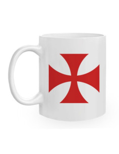 Ceramic Mug Templar Cross