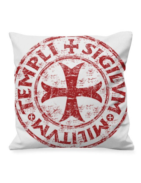 Medieval cushion Cross-Shield Templars