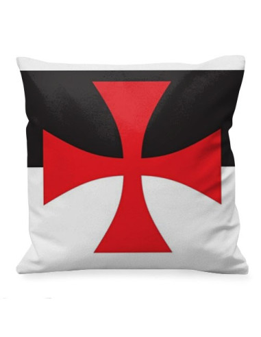 Medieval cushion Cross Templar Paté ⚔️ Medieval Shop