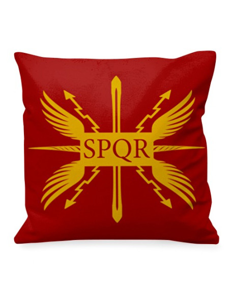 Ancient Roman cushion Republic, SPQR