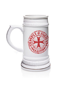 Knights Templar beer mug