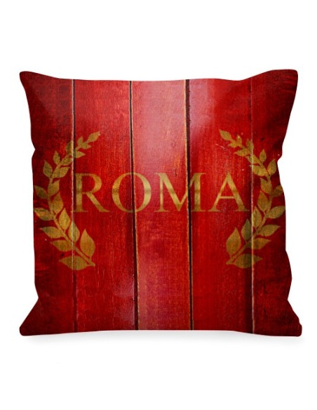 Rome cushion with laurel wreath