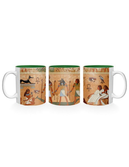 Ceramic Mug Pharaohs and Egyptian Gods