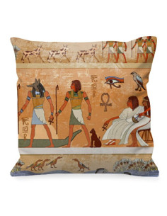 Cushion with Pharaohs and Egyptian Gods