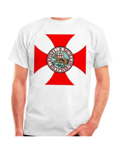 Templar Cross T-shirt with Knights Templar