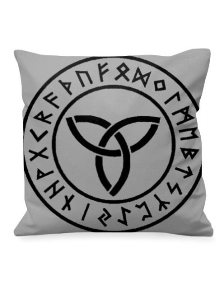 Celtic Triquetra cushion