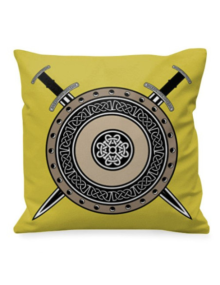 Viking Weapons Throw Pillow