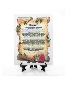 Personalized tile with 1 name + support