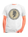White Spartan T-shirt, short sleeve