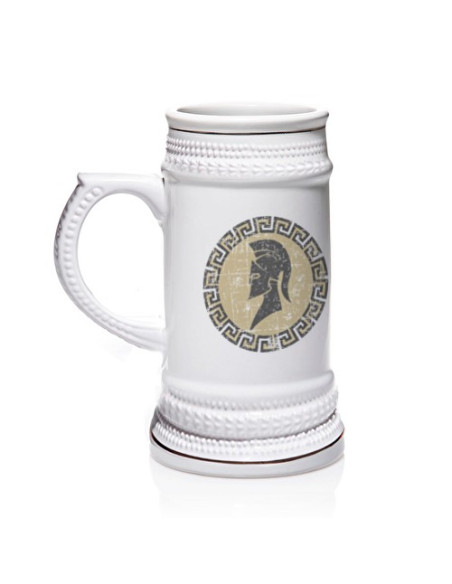 Greek Spartan beer mug