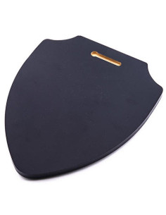 Wooden shield Cross and Knights Templar (19.2 x 23.4 cms.) 2