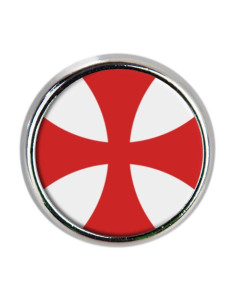 Metal pin Cross Knights Templar