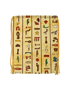 Waterproof Egyptian string backpack (34x42 cms.)