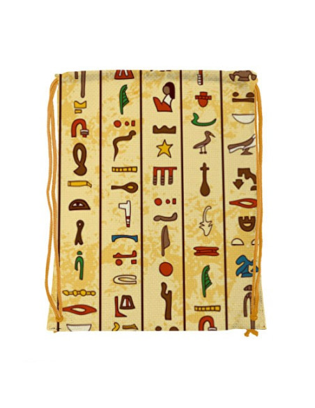 Waterproof Egyptian string backpack (34x42 cms.)