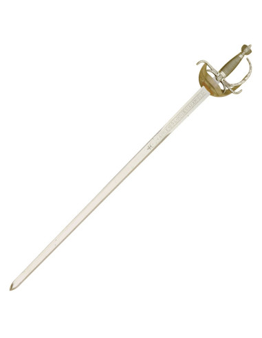 Carlos III Golden sword with engravings
