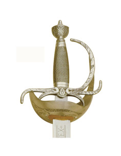 Carlos III Golden sword with engravings