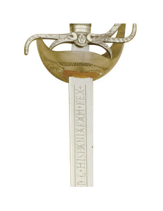 Carlos III Golden sword with engravings