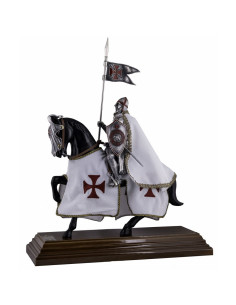 Templar Knight on Horse (33 cms.)