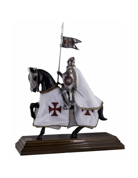 Templar Knight on Horse (33 cms.)