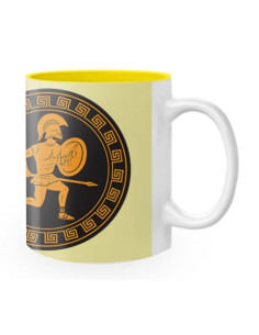 Ceramic Mug Warriors Ancient Greece