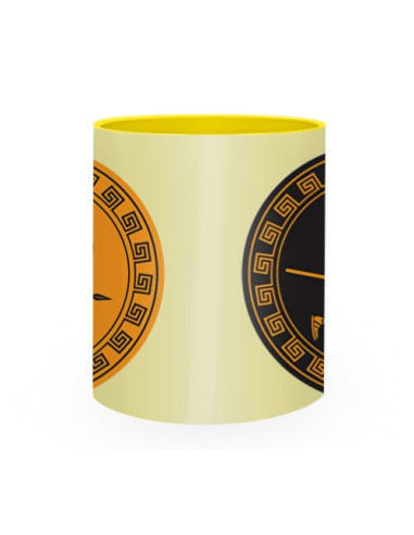 Ceramic Mug Warriors Ancient Greece