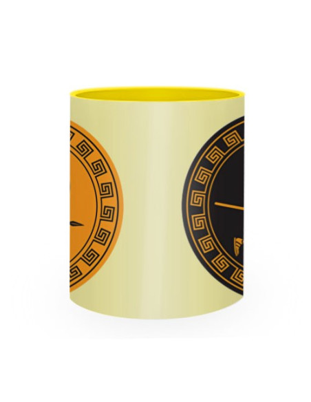 Ceramic Mug Warriors Ancient Greece