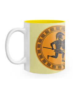Ceramic Mug Warriors Ancient Greece