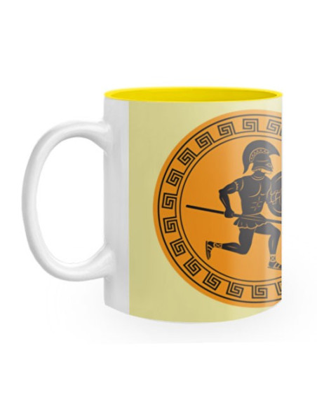 Ceramic Mug Warriors Ancient Greece