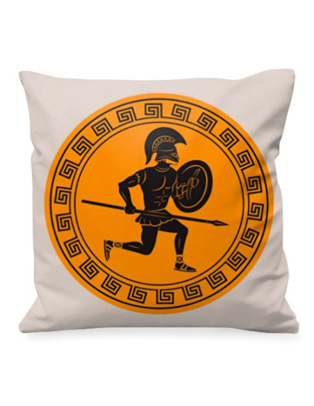 Greek Warriors with Spear Cushion Greek Warriors with Spear Cushion