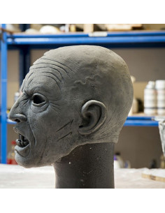 Half Head Zombie Mask (57-59 cms.)