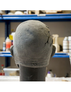 Half Head Zombie Mask (57-59 cms.)