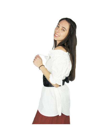 Medieval short sleeve blouse