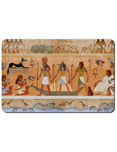 Rectangular flexible magnet with Egyptian Icons