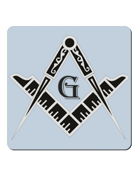 Masonic Square and Compass Magnet (7.4 x 7.4 cms.)