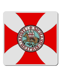 Magnet Cross Paté Knights Templar (7.4 x 7.4 cms.)