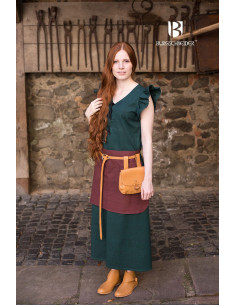 Medieval Dress Woman Agga Green