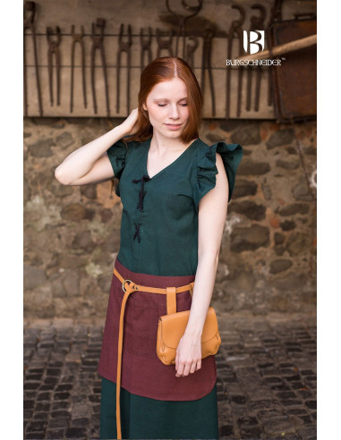 Medieval Dress Woman Agga Green