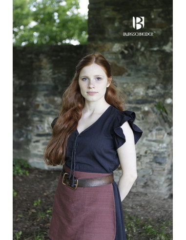 Medieval Dress Woman Agga Black