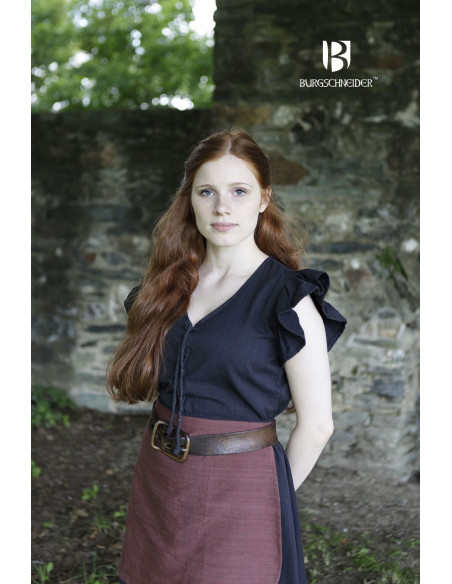 Medieval Dress Woman Agga Black