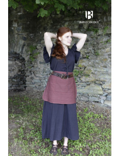 Medieval Dress Woman Agga Black