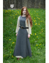 Medieval Tunic Woman Albrun in Gray Wool