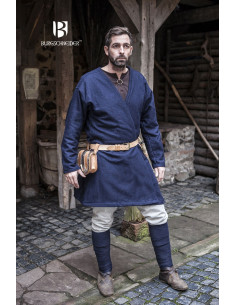 Medieval Tunic Loki blue long sleeve 2