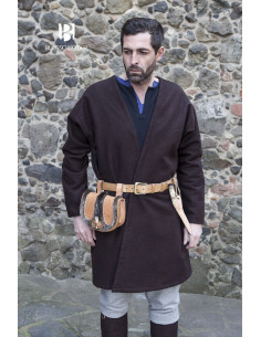Medieval Tunic Loki brown long sleeve