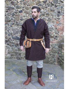 Medieval Tunic Loki brown long sleeve 2