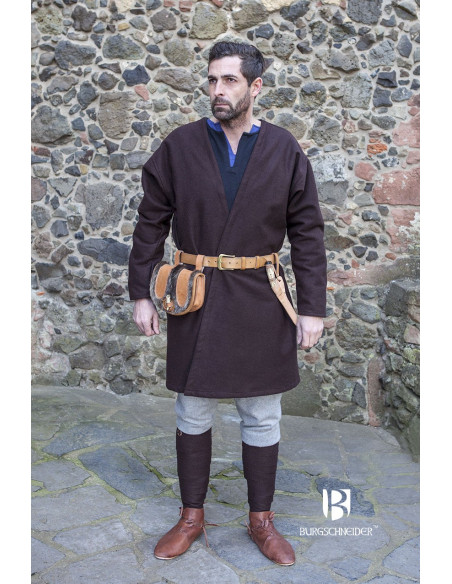 Medieval Tunic Loki brown long sleeve