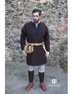 Medieval Tunic Loki brown long sleeve