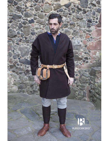 Medieval Tunic Loki brown long sleeve
